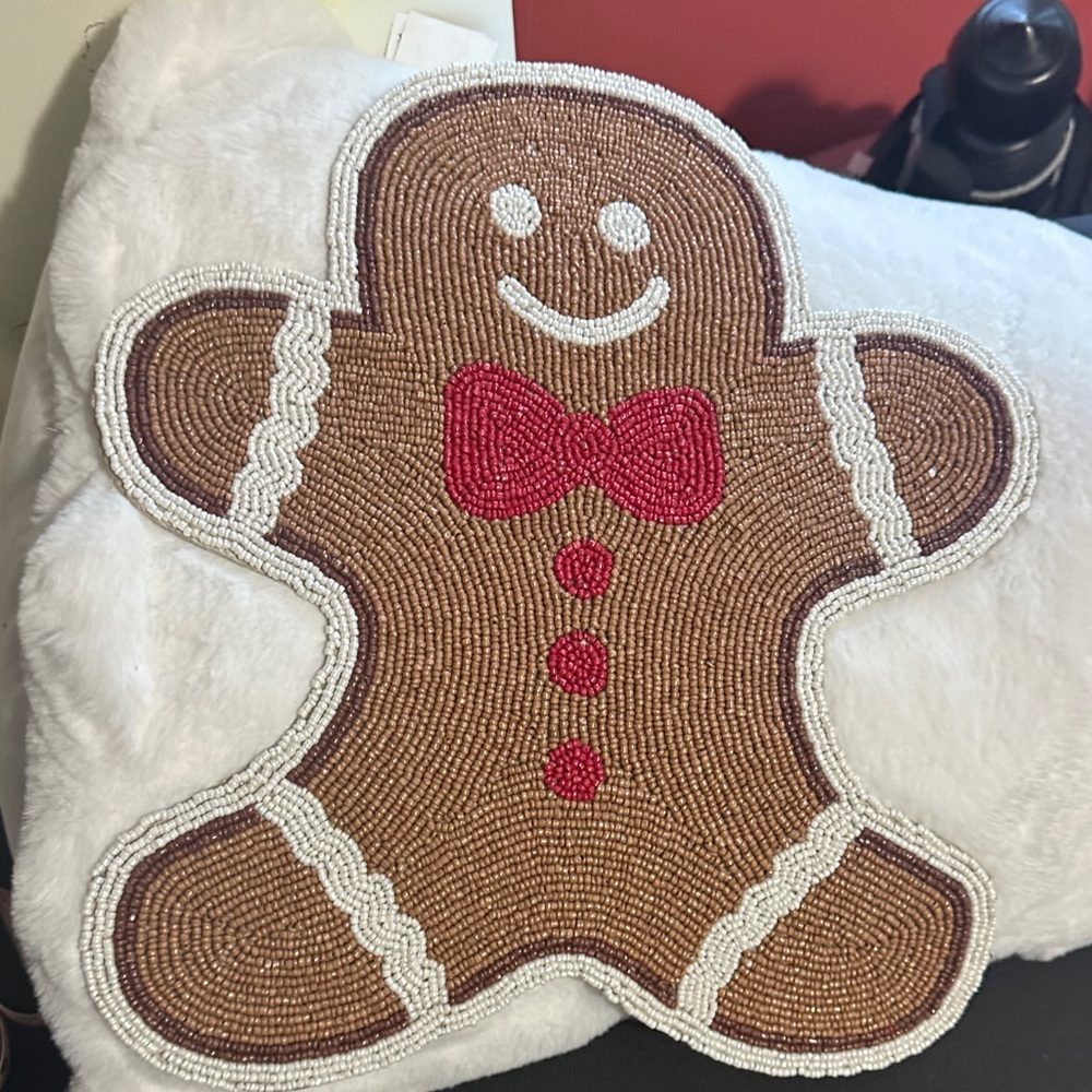 Kirkland’s home beaded gingerbread charger